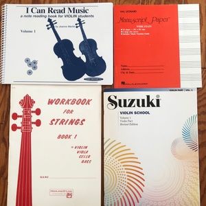 Beginner violin music books